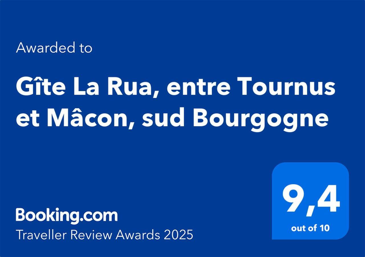Gite La Rua, Entre Tournus Et Macon, Sud Bourgogne Montbellet Extérieur photo